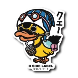 [Direct from Japan] B - SIDE LABEL Sticker ONEPIECE One Piece KAROO Japan NEW