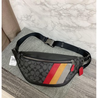 (สด-ผ่อน)🎗แท้100% COACH TERRAIN BELT BAG CANVAS (BLACK)