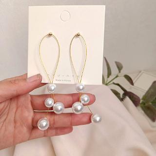 Pearl Tassel Earrings Women Ins