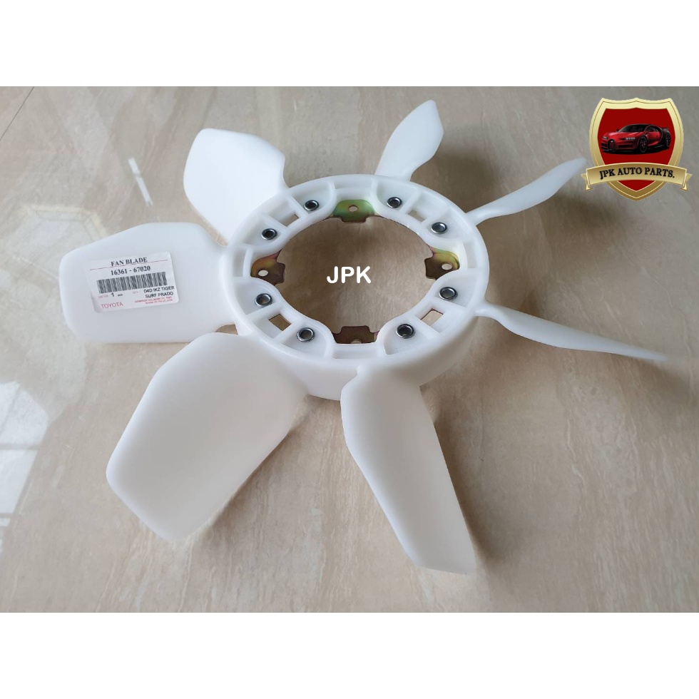 ใบพัดลมหม้อน้ำ TOYOTA VIGO 2500,3000,1KD,2KD,TIGER,D4D,1KZ อันละ290บาท