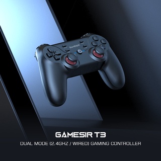 Gamesir T3 2.4GHz เกมแพดไร้สาย สําหรับจอยสติ๊กควบคุม PC สําหรับ Android TV Box และ Windows PC