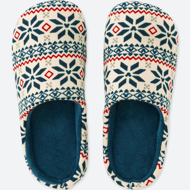 Slipper Uniqlo size L room shoes UNIQLO รองเท้าเดินในบ้าน