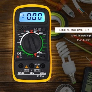 โวลต์มิเตอร์ เครื่องมือวัดกระแสไฟฟ้า พร้อมจอ LCD multimeter มิเตอร์วัดไฟ มัลติมิเตอร์ มัลติมิเตอร์ดิจิตอล มิตเตอร์วัดไฟ