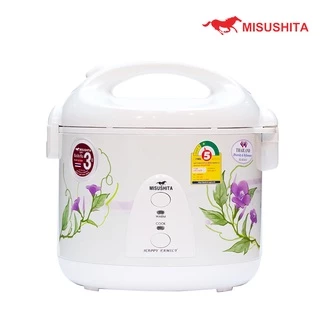 Misushita หม้อหุงข้าวอุ่นทิพย์ ขนาด 1.8 ลิตร รุ่น SKS-19E (รับประกัน 3 ปี) คละลาย
