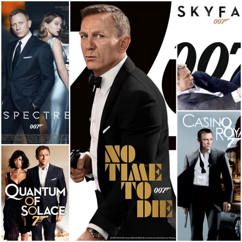 DVD เจมส์ บอนด์ 007 ครบ 5 ภาค 007 5-Movie Collection #หนังฝรั่ง #แพ็คสุดคุ้ม #แดเนียล เคร็ก