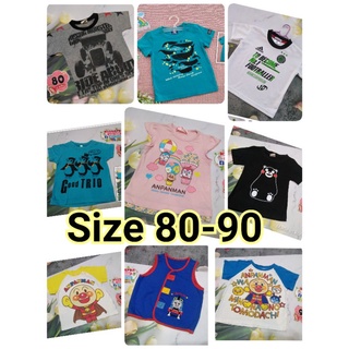 (Size80-90) เสื้อยืด​ แบรนด์​มือ2​ ราคาถูก