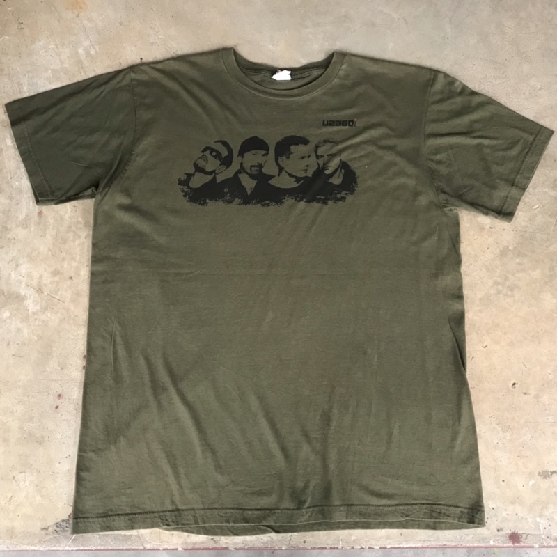 vtg.T-Shirt เสื้อวง U2 360 TOUR MADE IN HONDURAS Sz.XL 100% COTTON