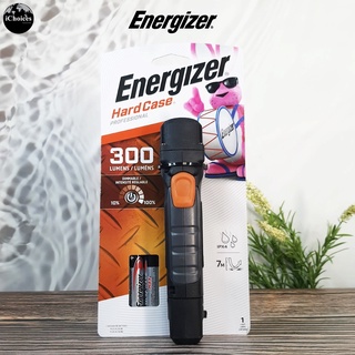 [Energizer] HC-300 LED Flashlight IPX4 Water Batteries Included, Black/Gray ไฟฉาย LED สีดำ/เทา