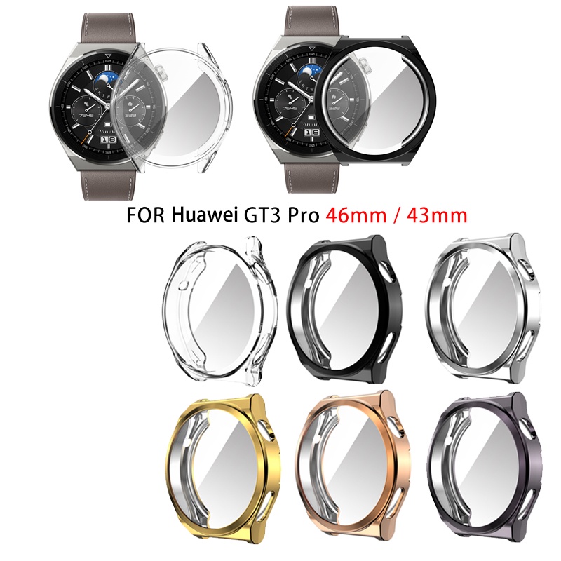 เคสชุบไฟฟ้า TPU สําหรับ Huawei watch GT3 GT 3 Pro 46 มม. 43 มม.