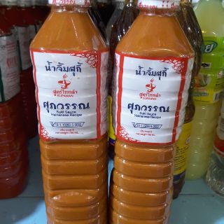 น้ำจิ้มสุกี้สูตรไหหลำตราสุภวรรณ น้ำหนัก 750 ml