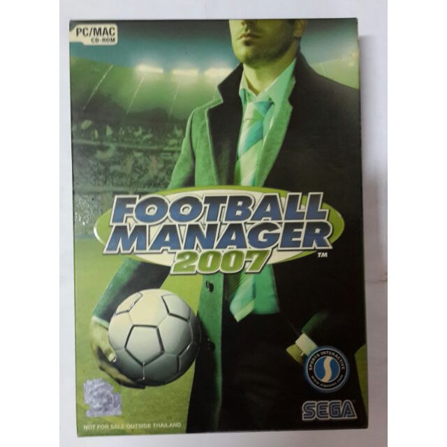 แผ่นเกมส์​คอม​พิวเตอร์​ PC​ Football​ Manager​2007​ แผ่นแท้มือ1 ราคาพิเศษ