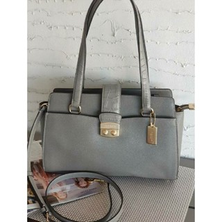 COACH AVARY CARRYALL #F38082 COLOR HEATHER GREY /LIGHT GOLD