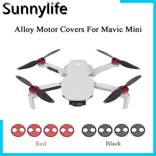 Sunnylife ฝาครอบมอเตอร์อลูมิเนียมกันฝุ่น 4ชิ้น/ชุดสําหรับ Dji Mini 3 Pro/Dji Mavic Mini/Mini Se Drone