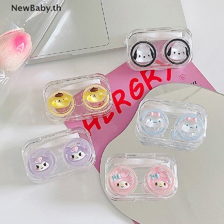 Newbaby เคสคอนแทคเลนส์ ลาย Sanrio Pachacco Mymelody Purin Kuromi Cinnamoroll Beauty