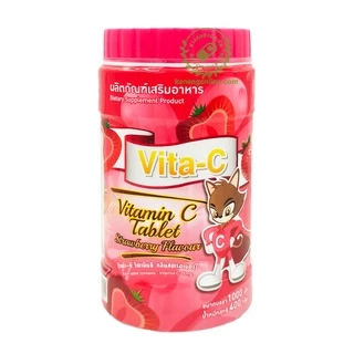 Vita-C วิตามินซีรสผลไม้สำหรับเด็กกระปุก
