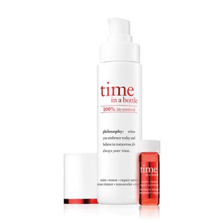 PHILOSOPHY เซรั่ม Time In A Bottle 100% In Control Serum ขนาด 40 มล. ผลิตภัณฑ์บำรุงผิวกาย ผลิตภัณฑ์ดูแลผิวกาย ผลิตภัณฑ์ด