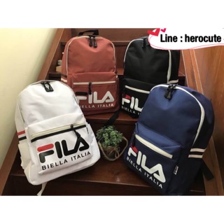 FILA POLYESTER CANVAS BACKPACK ของแท้ ราคาถูก