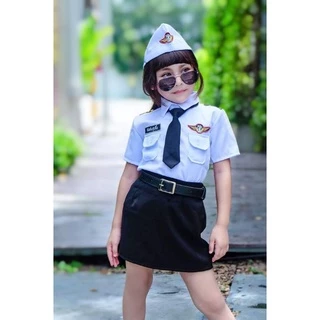 ชุดนักบินหญิง/ชุดกัปตันตัวจิ๋ว/ชุดอาชีพในฝัน