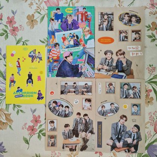 [แท้/แบ่งขาย] ปกโฟโต้บุ๊ค​ + แผ่นพับ + หน้า Deco Kit ENHYPEN GGU GGU Package Photo Book &amp; Accordian Book