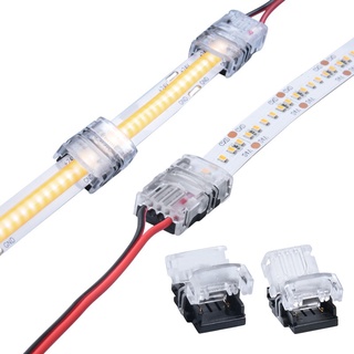 แถบเชื่อมต่อ FOB COB LED สําหรับ 5V 12V 24V 2pin 10 มม. IP20 240 280 300 LEDs 1 ชิ้น