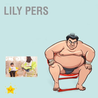 Lily Pers เก้าอี้เด็ก ลายการ์ตูนน่ารัก ม้านั่งพับได้ ขนาดเล็ก พร้อมพนักพิง สําหรับบ้าน อนุบาล