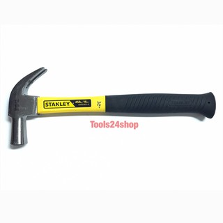 ค้อนหงอน Stanley 27mm 51071-8 ด้ามไฟเบอร์ เหลืองดำ