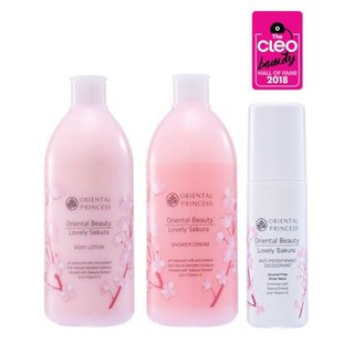 โลชั่น/ครีมอาบน้ำ/โรลออนกลิ่นซากุระ Oriental Princess : Oriental Beauty Lovely Sakura Shower Cream