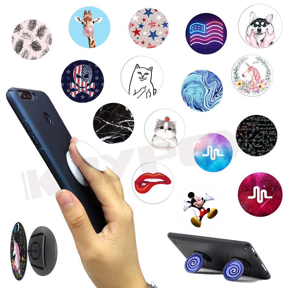 Popsocket ผู้ถือโทรศัพท์มือถือหินอ่อนสีดำ pop socket marble phone holder stand Tik Tok