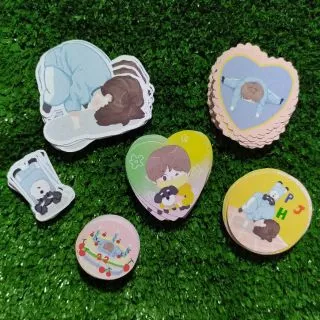 สติกเกอร์ไดคัทตามตัว ดวงละ 1 บาท