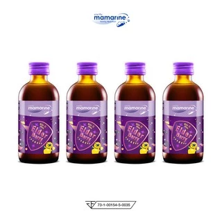 (แพ็ก 4ขวด) Elderberry Bio-c Plus 120 ml (สูตรสีม่วง)