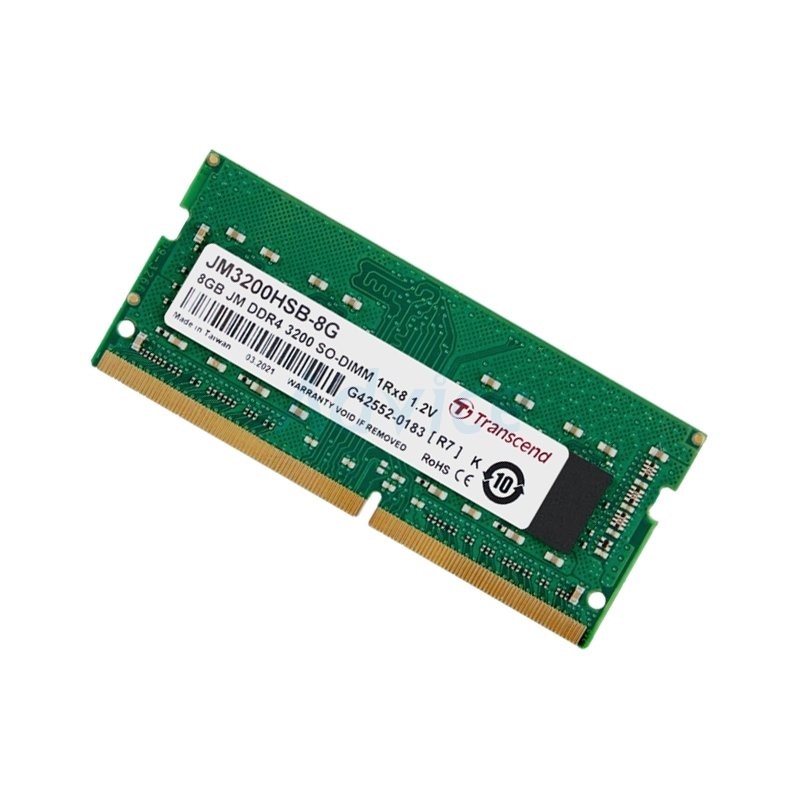 RAM DDR4(3200, NB) 8GB TRANSCEND (TCN-JM3200HSB-8G)  แรมสำหรับโน๊ตบุ๊คประกัน LT.