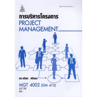 ตำราเรียนราม MGT4002 (GM415) 62138 การบริหารโครงการ