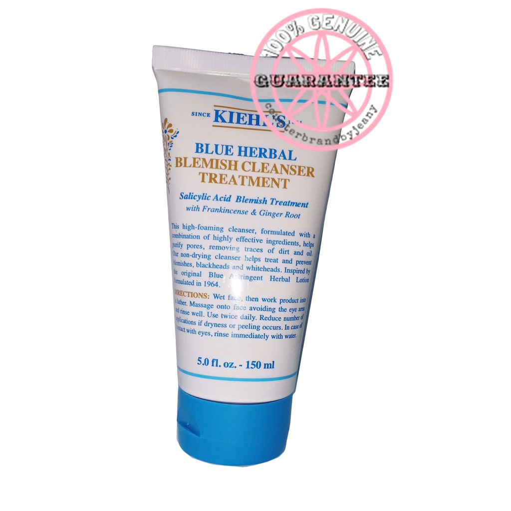 KIEHLS Blue Herbal Blemish Cleanser Treatment Shopee Thailand