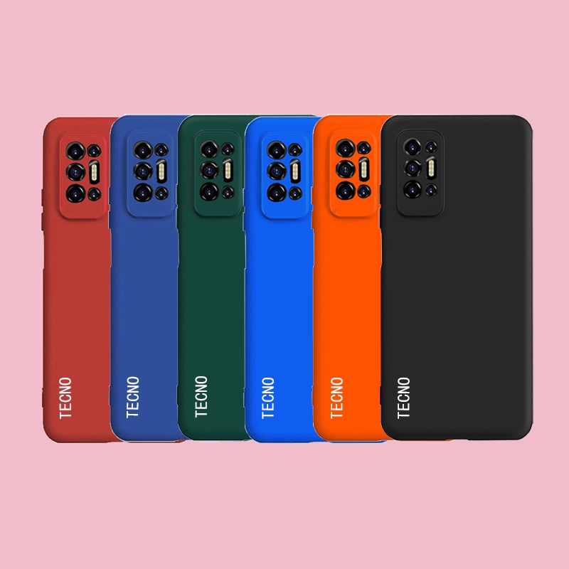 ใหม่ เคสโทรศัพท์มือถือ ซิลิโคน TPU สีแคนดี้ สําหรับ Tecno Pova 2 POVA2 LE7 2021 Pova 2 3 4 5 Pro Neo 3 2