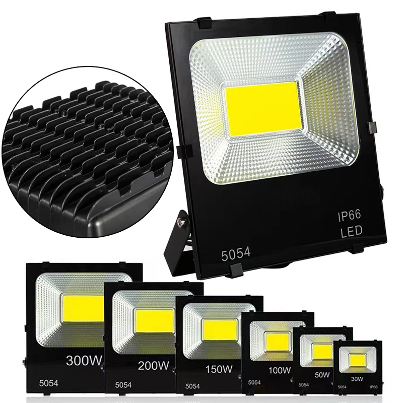 โคมไฟฟลัดไลท์ 220V AC COB อะลูมิเนียม กันน้ํา สําหรับสระว่ายน้ํา ทางเดิน สเก็ตบอล