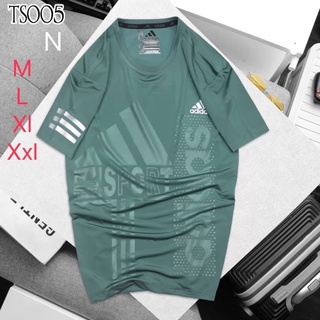 adidas เสื้อยืดแขนสั้นออกกำลังกายผู้ชาย