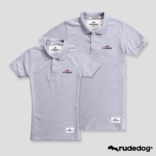 Rudedog เสื้อโปโลสีเทา รุ่น Flashing (ราคาต่อตัว)