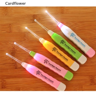 &lt;Cardflower&gt; แหนบทําความสะอาดหู ไฟฉาย LED กําจัดขี้หู ดูแลสุขภาพ ลดราคา