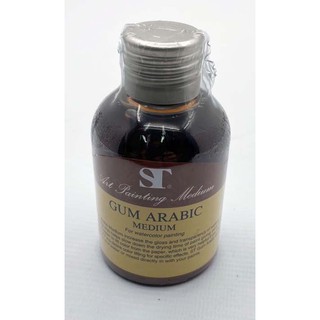 ST Gum arabic medium For watercolor สารผสมสีน้ำเพื่อความโปร่ง สว่าง 100 ml