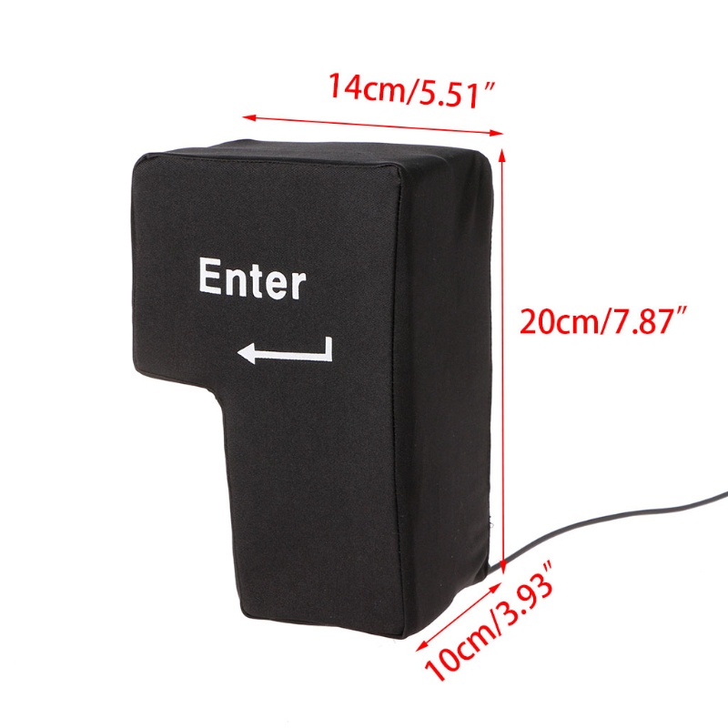 Stay Big Enter Key หมอนปุ่ม Usb ขนาดใหญ่เข้าสู่ความเครียด Reliever เบาะของเล่น