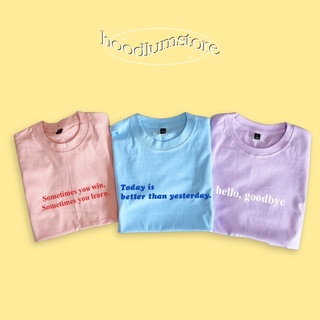 เสื้อยืดลายมินิมอล น่ารักๆ 🌷❤️ | cotton 100%