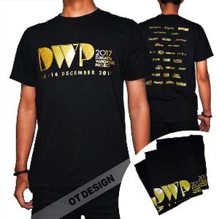 Dwp 2017 เสื้อยืด พิมพ์ลาย GOLD สีดํา สําหรับปาร์ตี้ DJ EDM RAVE