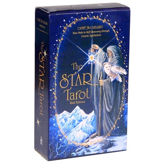 การ์ดเกม The Star Tarot Deck Divination Tarot สําหรับครอบครัวปาร์ตี้