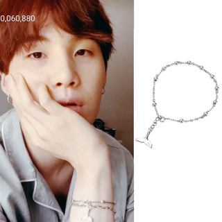 [พรีออเดอร์] BTS SUGA สร้อยคอมือแบบยุนกิ