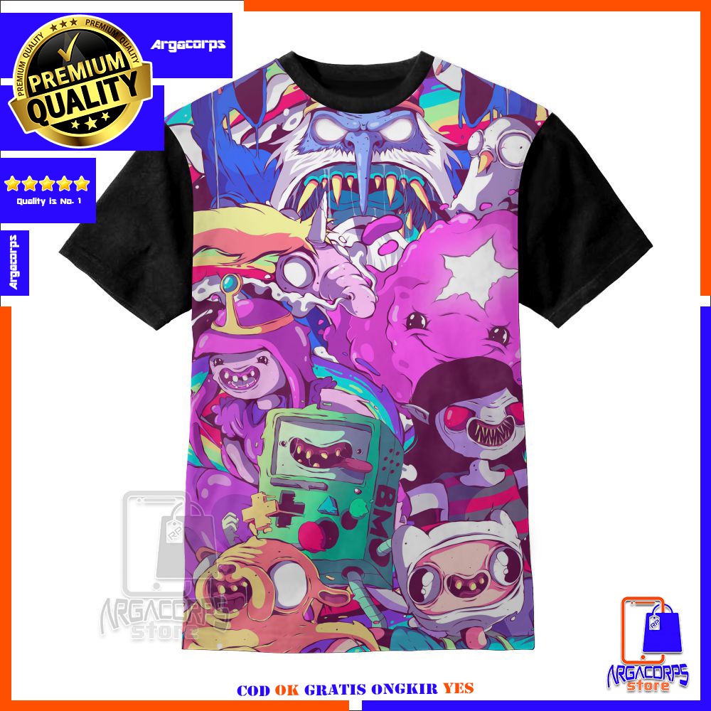 เสื้อยืดเด็ก 3D, Adventure Time World On Behance Childrens Clothes, Distro Clothes - Argacorps Store
