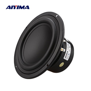 Aiyima ลําโพงซับวูฟเฟอร์ 5.25 นิ้ว 4 8 โอห์ม 40W เบสหนัก สําหรับโฮมเธียเตอร์ DIY 1 ชิ้น