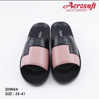 Aerosoft (แอโร่ซอร์ฟ) ของแท้ 100% พรีเมี่ยม รองเท้าแตะ เพื่อสุขภาพ รุ่น SDW4A