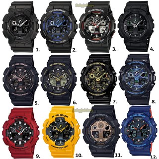 [ใส่โค้ด PAYDAY300R ลด300.-]G-Shock รุ่น GA-100 GA-100-1A1 GA-100-1A2 GA-100A-1A9 GA-100B-4B ประกันศูนย์ 1. ปี