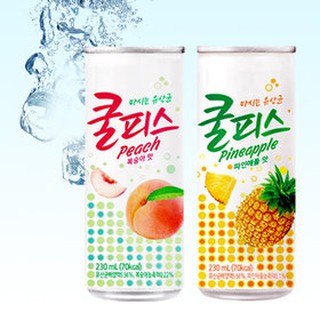 พร้อมส่ง 동원 쿨피스 파인/복숭아 น้ำผลไม้ผสมโยเกิร์ตDongwon Coolpis Yogurt Soda 230ml