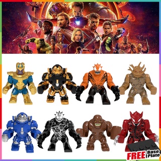 Hulkbuster Minifigures Thanos Groot Toxin Riot Clayface Venom Wolverine Marvel ของเล่นของขวัญมินิตัวเลข PG8242